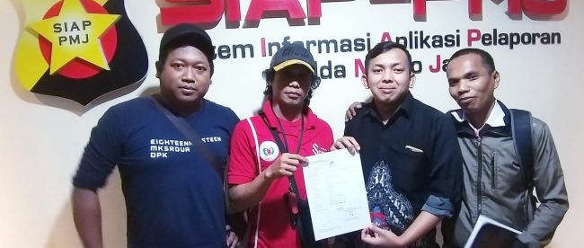 Pihak FWJ Melaporkan oknum pencatut event nya ke Polda Metro Jaya pada 6/2/2020 (dok. KM)
