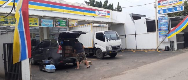 Gerai Minimarket Indomaret di Jl. KH. Mas Mansyur, Kelurahan Bekasi Jaya, Bekasi Timur (dok. KM)
