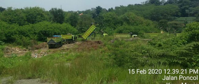 Aktivitas Galian C yang diduga tidak berizin di Kelurahan Tanah Sareal, Kota Bogor (dok. KM)