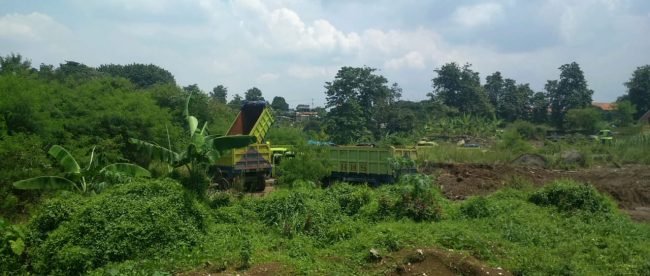 Aktivitas galian yang diduga tidak berizin di Kelurahan Kayumanis, Kecamatan Tanah Sareal, Kota Bogor (dok. KM)