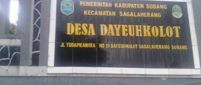 Kantor Desa dayeuhkolot, Kabupaten Subang (dok. KM)