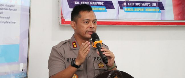 Kapolres Kebumen AKBP Rudy Cahya Kurniawan