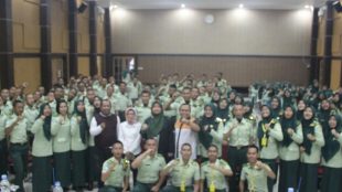 Mahasiswa Polbangtan Bogor usai sosialisasi KPU Kota Bogor, Kamis 12/3/2020 (dok. KM)