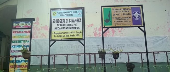 SDN 01 Cinangka, Kecamatan Ciampea, Kabupaten Bogor (dok. KM)