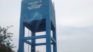 Water tower di Desa Pangsor, Kabupaten Subang (dok. KM)