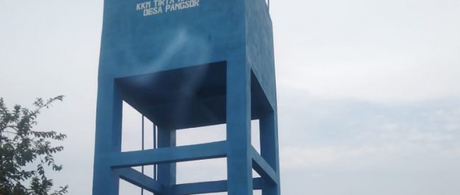 Water tower di Desa Pangsor, Kabupaten Subang (dok. KM)