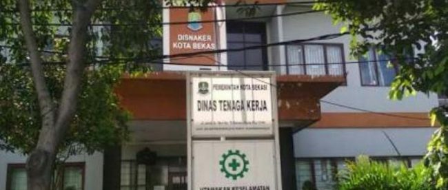 Kantor Dinas Tenaga Kerja Kota Bekasi (stock)