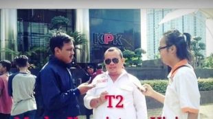 Ketua Umum Lembaga Swadaya Masyarakat (LSM) Aliansi Masyarakat Transparansi Indonesia (AMTI), Tomi Turagan (dok. KM)