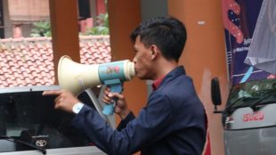 Sekertaris GERPAMMA Dendy (dok. KM)