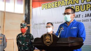 Koordinator Bidang Humas Tim Gugus Tugas Percepatan Penanganan (TGTPP) Covid-19 Kabupaten Subang, Sumarna