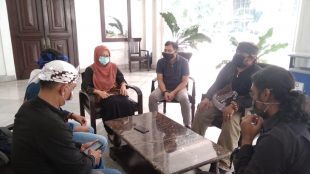 Audiensi GERPAMMA dengan Kepala Dinas Sosial Kota bogor pada Jumat 8/5/2020 (dok. KM)