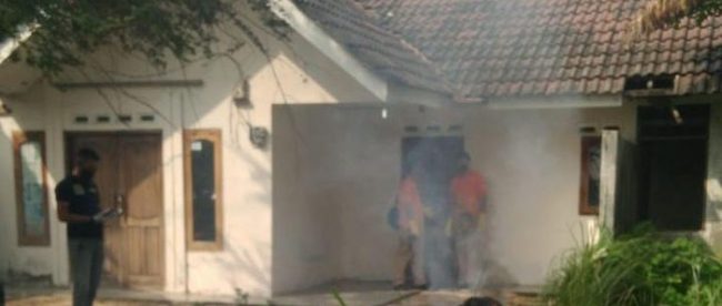 Rumah AA, tersangka pelaku penganiayaan dan penyekapan di Parungpanjang (dok. KM)