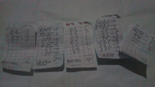Kupon togel (dok. KM)
