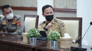 Rapat Evaluasi PSBB Forkopimda Kota Bogor, Senin 11/5/2020 (foto Istimewa)
