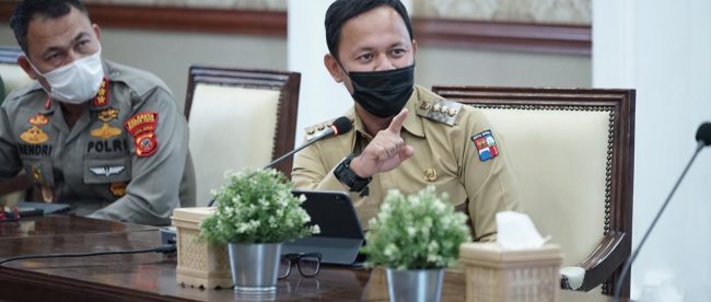 Rapat Evaluasi PSBB Forkopimda Kota Bogor, Senin 11/5/2020 (foto Istimewa)