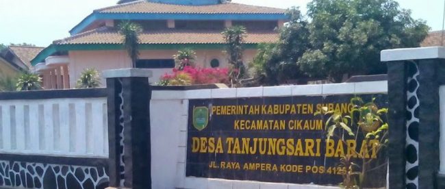 Kantor Desa Tanjungsari Barat, Kecamatan Cikaum, Kabupaten Subang (dok. KM)