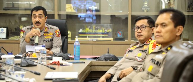 Kabaharkam Polri Paparkan Agenda Pengamanan Idul Fitri Dalam Rakor Tingkat Menteri, Rabu 20/5/2020