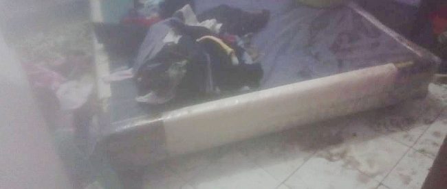 Kondisi salah satu rumah warga di RT 02/02 Kelurahan Kayumanis, Kota Bogor, yang terdampak banjir yang diduga akibat proyek Tol BORR, 17 Maret 2020 (dok. KM)