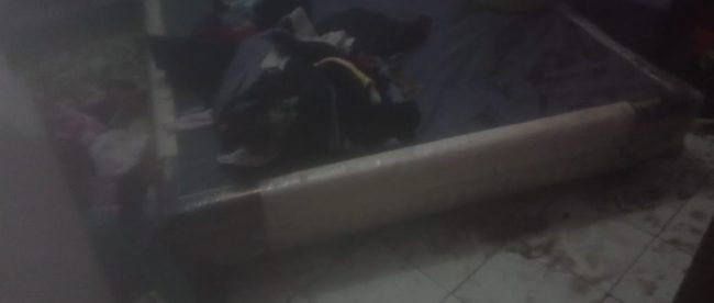 Kondisi salah satu rumah warga di RT 02/02 Kelurahan Kayumanis, Kota Bogor, yang terdampak banjir yang diduga akibat proyek Tol BORR, 17 Maret 2020 (dok. KM)