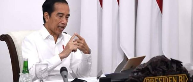 Presiden Joko Widodo di Istana Merdeka, Senin 27/7/2020 (dok. Setpres)