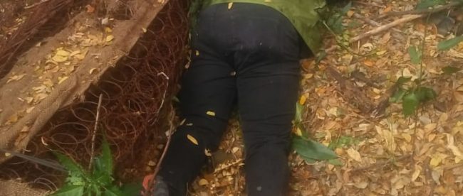 Mayat yang ditemukan warga di Ulujami, Jakarta Selatan, 10/7/2020 (dok. KM)