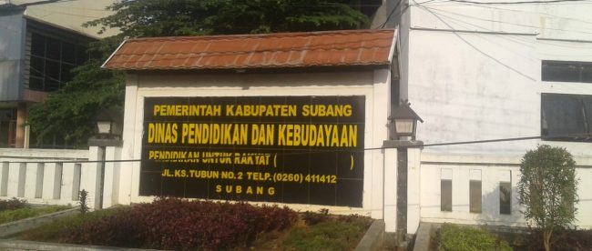 Kantor Disdikbud Subang (dok. KM)