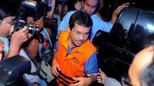 Tersangka Korupsi Rachmat Yasin (RY) di Gedung Merah Putih Kuningan Jakarta (Dok. Hari Setiawan Muhammad Yasin/KM)