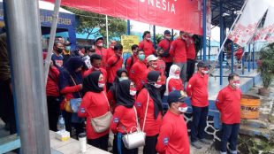 Persiapan Jumat Bersih BPTJ Terminal Baranangsiang, Kota Bogor, Jumat 14/8/2020 (dok. KM)