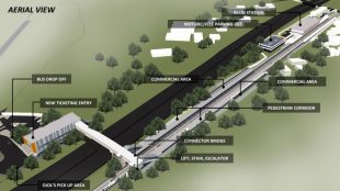 Rencana pengembangan Stasiun Pondok Ranji (dok. Kemenhub)