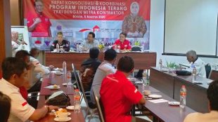 Rapat Konsolidasi dan Koordinasi YKKI Dengan Mitra Kontraktor (dok. KM)