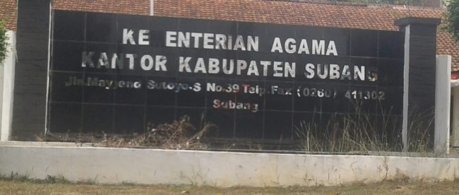 Kanwil Kementerian Agama Subang (dok. KM)
