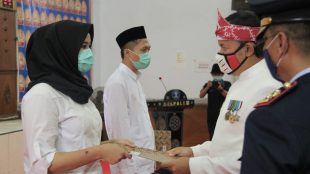 Pemberian remisi di Lapas Kelas II Paledang Bogor (foto Istimewa)