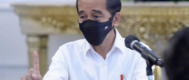 Presiden Joko Widodo di Istana Merdeka, Senin 24/8/2020 (dok. KM)