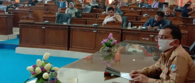 Rapat Paripurna DPRD Pasaman Barat, Senin 24/8/2020 (dok.KM)