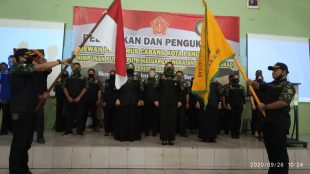 Pelantikan pengurus HIPAKAD Kota Pangkalpinang, Sabtu 26/5/2020 (dok. KM)