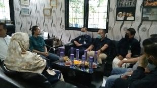 Kunjungan Direksi Perumda PPJ Kota Bogor ke Sekretariat PWI Kota Bogor (dok. KM)