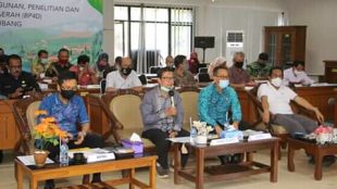 Wakil Bupati Subang Hadiri SAKIP di Ruang rapat BP4D, Jumat 18/9/2020 (dok. KM)