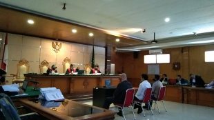 Sidang Kasus Sekdis DPKPP Kabupaten Bogor di Pengadilan Tipikor Bandung, Jumat 18/9/2020 (dok. KM)