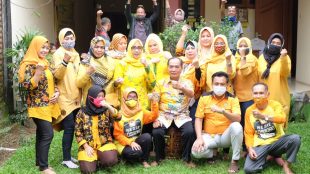 PDK Kosgoro 57 Kota Bogor Rayakan HUT Partai Golkar Ke-56, Selasa 20/10/2020 (dok. KM)