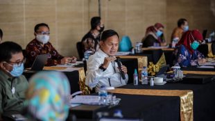 Pertemuan APEKSIÂ  membahas RUU Ciptaker, Jumat 16/10/2020 (dok. Prokompim)