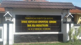 Dinas Koperasi, UMKM, Perdagangan dan Perindustrian Kabupaten Subang (dok. KM)