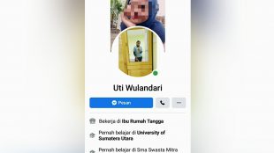Salah satu akun pelaku penipuan online yang menjerumuskan warga Tanjungbalai, Sumatera Utara (dok. KM)