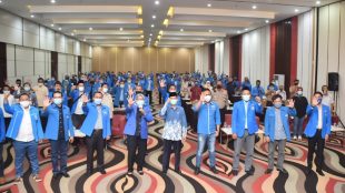 Rakerda DPD KNPI Kabupaten Bogor di Hotel Lorin Sentul, Babakan Madang, Rabu pagi 28/10/2020 (dok. Hari Setiawan Muhammad Yasin/kupasmerdeka.com)