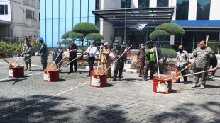 Pemusnahan Barang Milik Negara di Kantor Pengawasan Pelayanan Bea dan Cukai Pabean A Bogor, Rabu 25/11/2020 (dok. KM)