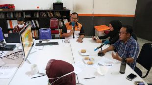 Kegiatan "KPU Kota Bogor Mengajar" yang diselenggarakan secara online pada 4 November 2020 (dok. KM)