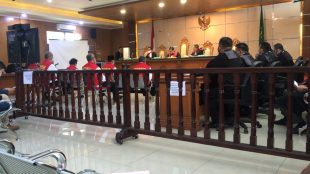 Sidang Kasus Dugaan Korupsi Dana BOS SDN se Kota Bogor Di PN Tipikor Bandung, Rabu 18/11/2020 (dok. KM)