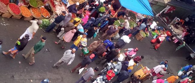 Situasi di Jalan Roda, Pasar Bogor, Kota Bogor (dok. KM)
