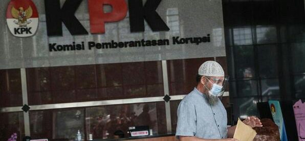 Rudy Wahab di gedung KPK, Jakarta, Kamis 12/11/2020 (dok. KM)