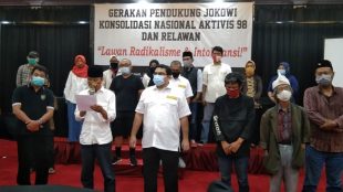 Deklarasi "Gerakan Pendukung Jokowi" di Kota Bogor, Sabtu 5/15/2020 (dok. KM)