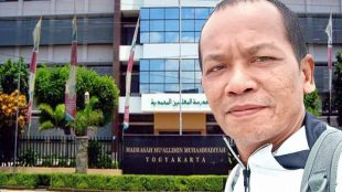 Tokoh Masyarakat Desa Simpang Empat, Kabupaten Asahan, Budi Satra Panjaitan (dok. KM)